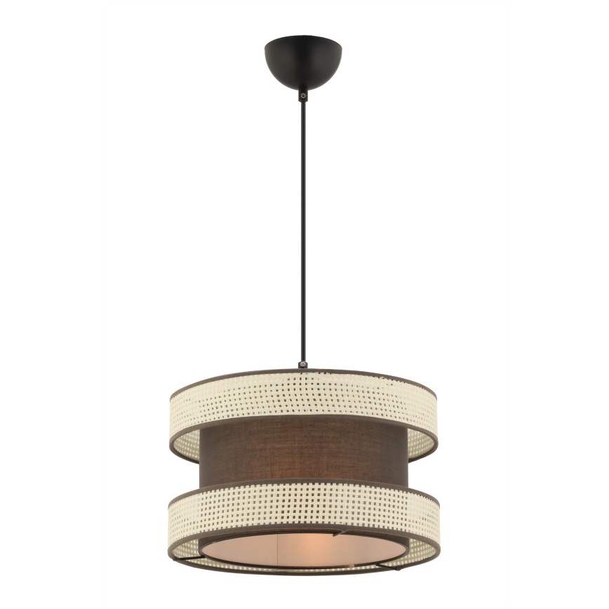 Loftlampe HALO 1xE27/60W/230V brun/creme