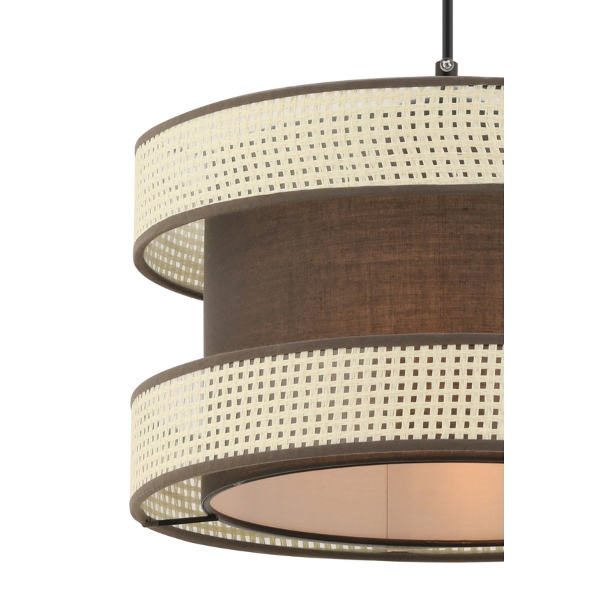 Loftlampe HALO 1xE27/60W/230V brun/creme