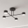 Loftlampe HALO 4xGX53/10W/230V sort