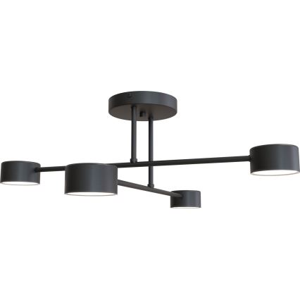 Loftlampe HALO 4xGX53/10W/230V sort
