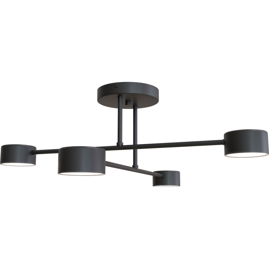 Loftlampe HALO 4xGX53/10W/230V sort
