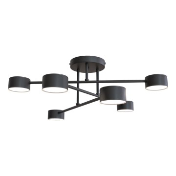 Loftlampe HALO 6xGX53/8W/230V sort