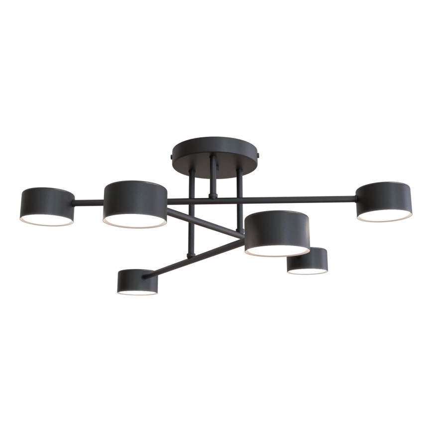 Loftlampe HALO 6xGX53/8W/230V sort