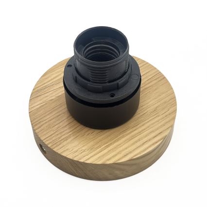 Loftlampe HARMA WOOD 1xE27/15W/230V eg/hvid Ø 25 cm