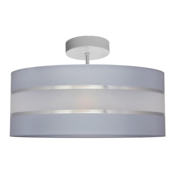 Loftlampe HELEN 3xE27/15W/230V grå/skinnende krom