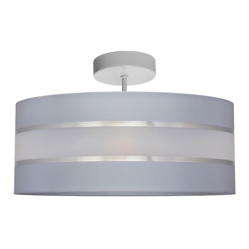 Loftlampe HELEN 3xE27/15W/230V grå/skinnende krom