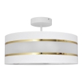 Loftlampe HELEN 3xE27/15W/230V hvid/gylden