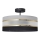 Loftlampe HELEN 3xE27/15W/230V sort/grå/gylden