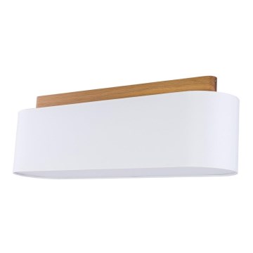 Loftlampe HELENA 4xE27/60W/230V hvid/brun