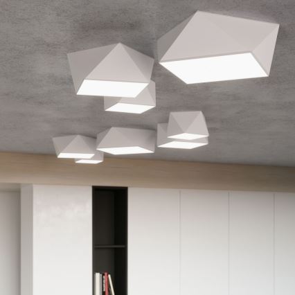 Loftlampe HEXA 1xE27/60W/230V hvid