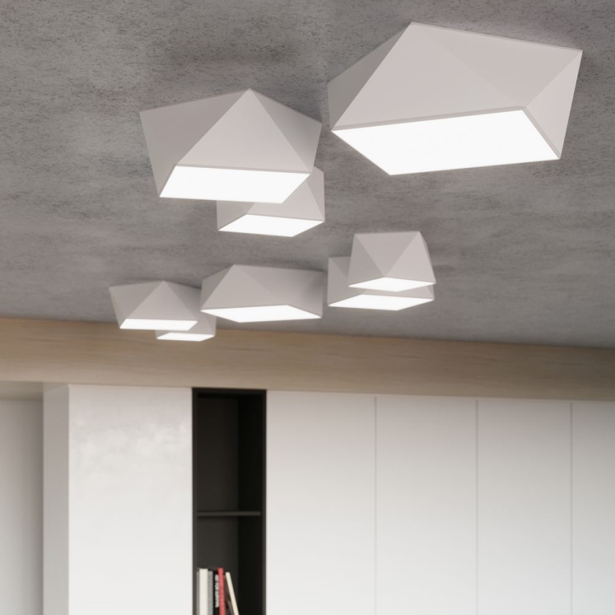Loftlampe HEXA 1xE27/60W/230V hvid