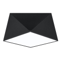 Loftlampe HEXA 1×E27/60W/230V sort