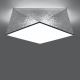 Loftlampe HEXA 2xE27/60W/230V sølvfarvet