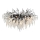 Loftlampe i krystal 12xG9/40W/230V sort