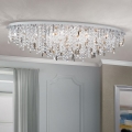 Loftlampe i krystal CRYSTALRIVER 21xG9/40W/230V skinnende krom