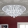 Loftlampe i krystal GLORIA 4xG9/40W/230V diameter 38 cm transparent/skinnende krom