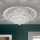 Loftlampe i krystal GLORIA 6xG9/40W/230V diameter 50 cm transparent/skinnende krom