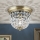 Loftlampe i krystal PLAFOND 1xE27/40W/230V diameter 26 cm bronze