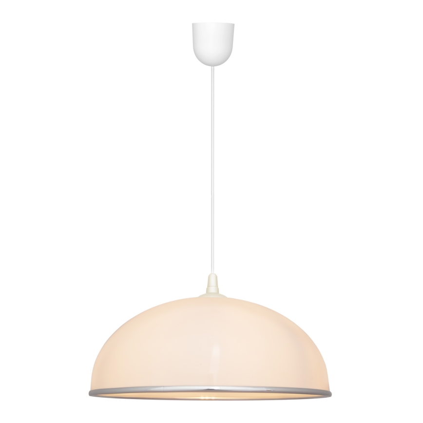 Loftlampe i snor CIRCLE 1xE27/15W/230V hvid