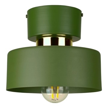 Loftlampe IGNIA 1xE27/60W/230V grøn/guld