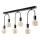 Loftlampe JANO 6xE27/15W/230V sort