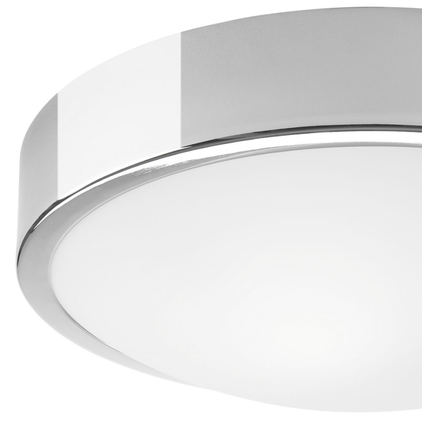 Loftlampe JONAS 2xE27/60W/230V diameter 36 cm skinnende krom