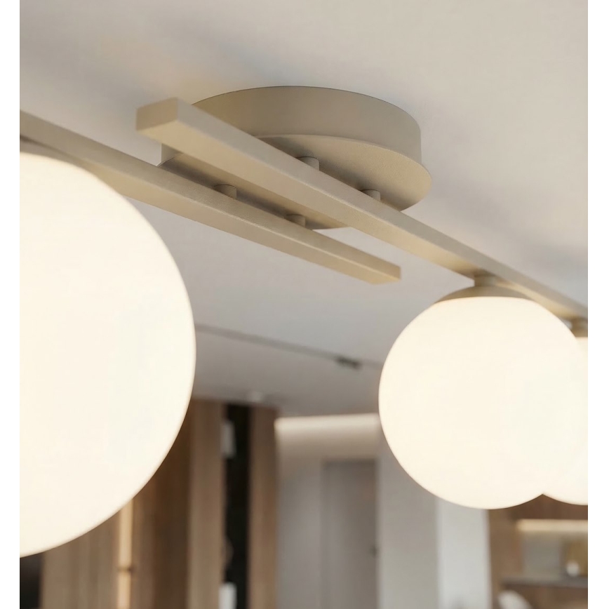 Loftlampe KAIRO 3xE14/10W/230V beige