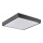 Loftlampe KAZIMIERZ 2xE27/20W/230V 29,5x29,5 cm sort