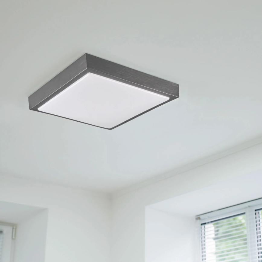 Loftlampe KAZIMIERZ 2xE27/20W/230V 29,5x29,5 cm sort