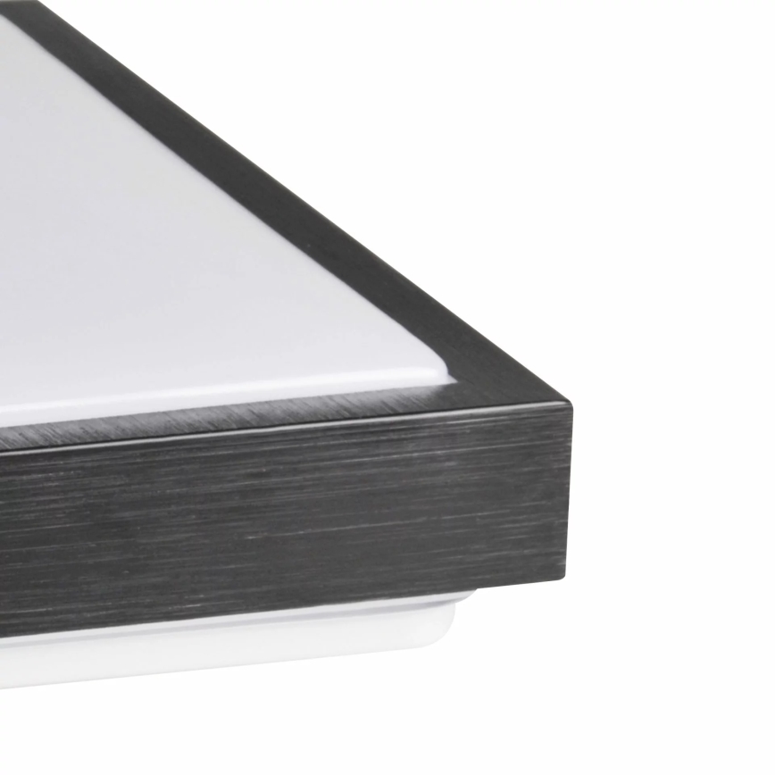 Loftlampe KAZIMIERZ 2xE27/20W/230V 29,5x29,5 cm sort