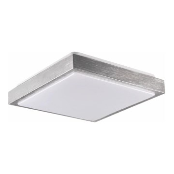 Loftlampe KAZIMIERZ 2xE27/20W/230V 29,5x29,5 cm sølvfarvet