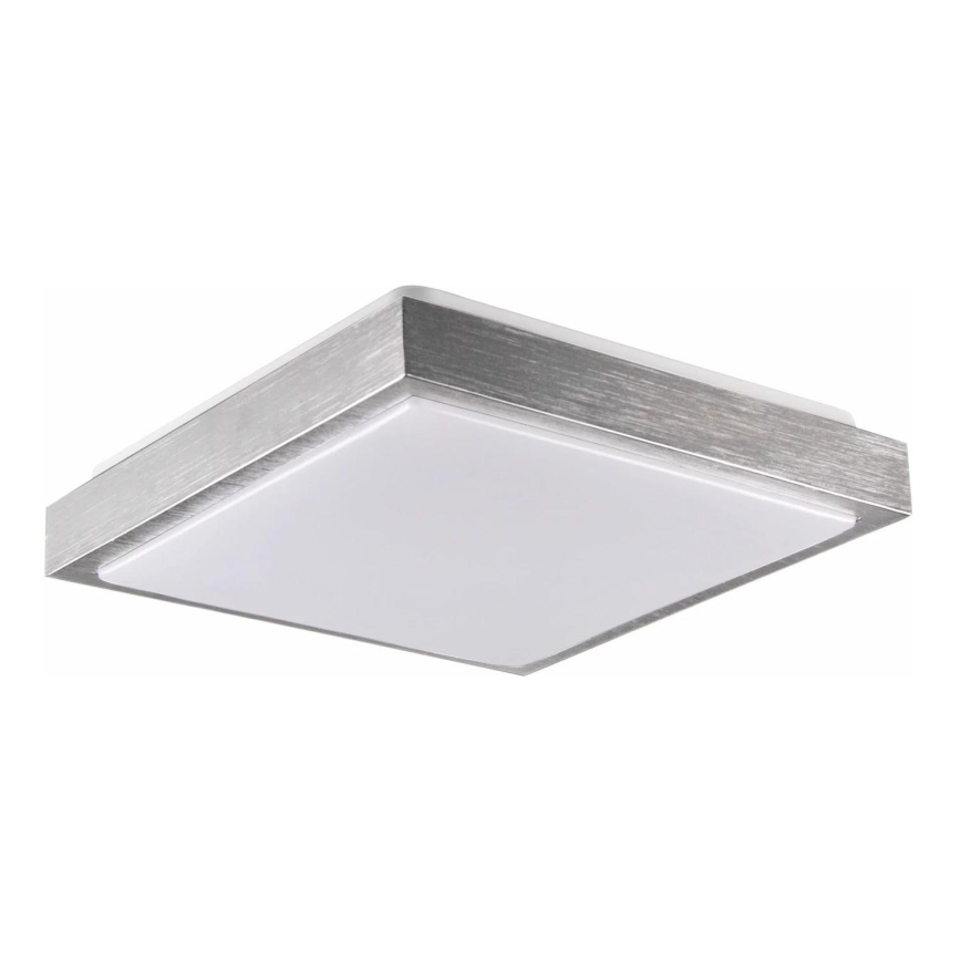 Loftlampe KAZIMIERZ 2xE27/20W/230V 29,5x29,5 cm sølvfarvet