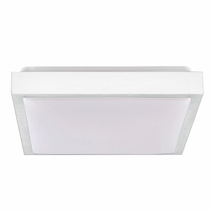Loftlampe KAZIMIERZ 2xE27/20W/230V 29,5x29,5 cm sølvfarvet