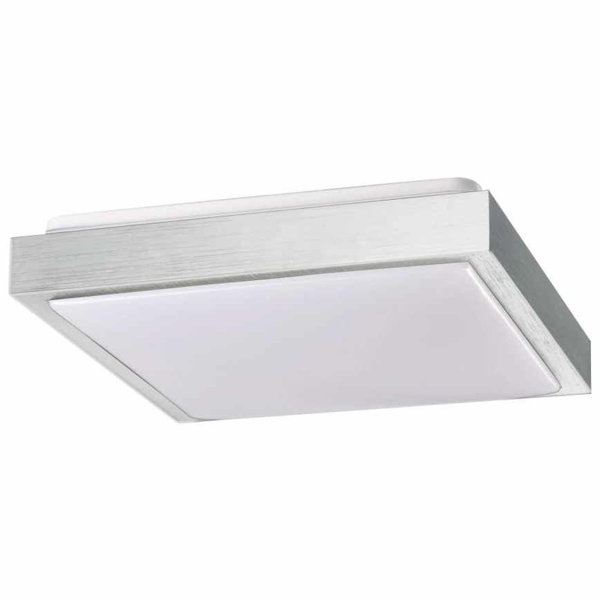 Loftlampe KAZIMIERZ 2xE27/20W/230V 29,5x29,5 cm sølvfarvet