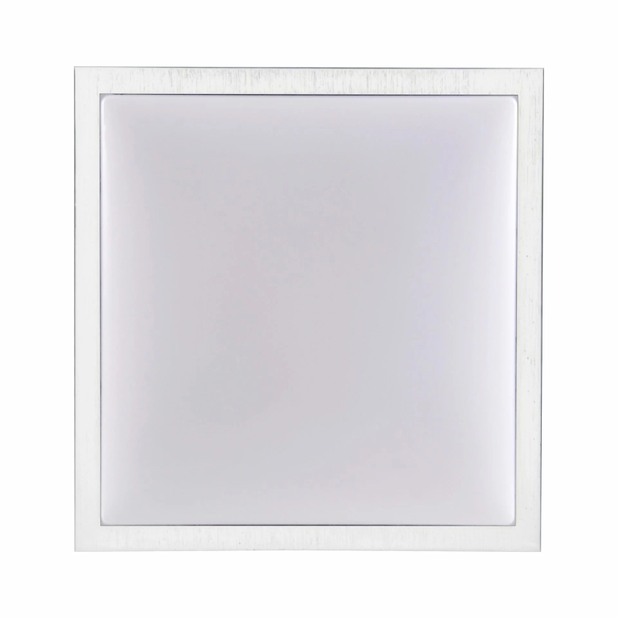 Loftlampe KAZIMIERZ 2xE27/20W/230V 29,5x29,5 cm sølvfarvet