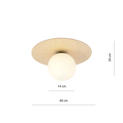 Loftlampe KENZO 1xE14/10W/230V beige