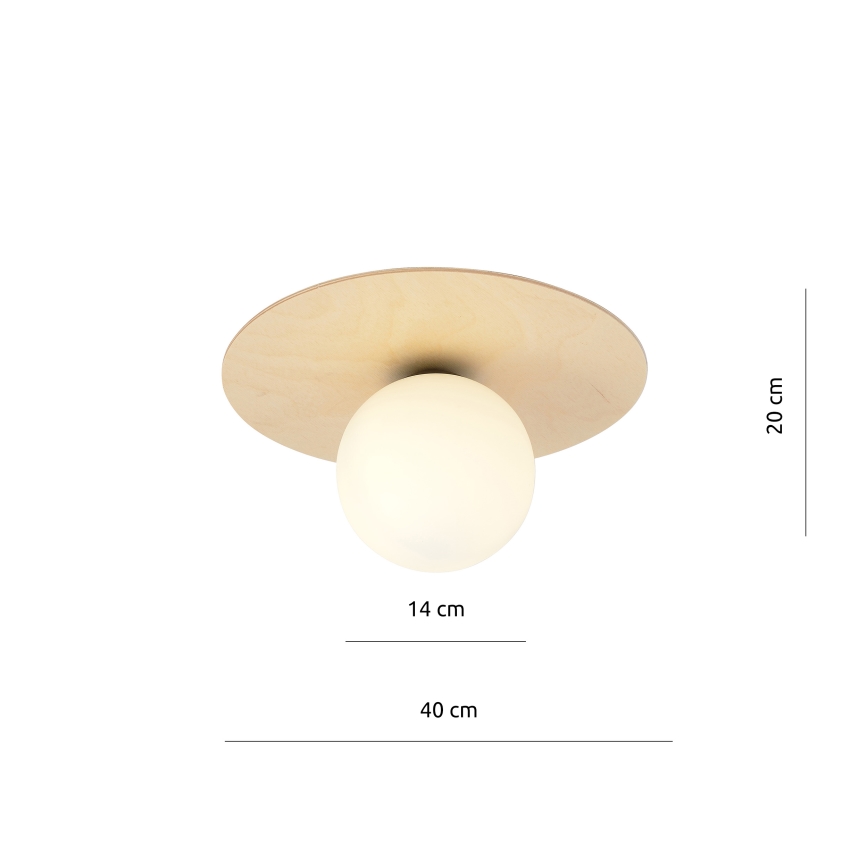 Loftlampe KENZO 1xE14/10W/230V beige
