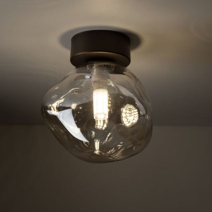 Loftlampe LAVA 1xG9/8W/230V bronze/røget beige