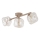 Loftlampe LAVA 3xG9/8W/230V beige/røget beige