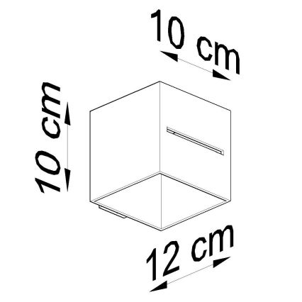 Loftlampe LOBO 1xG9/40W/230V sort