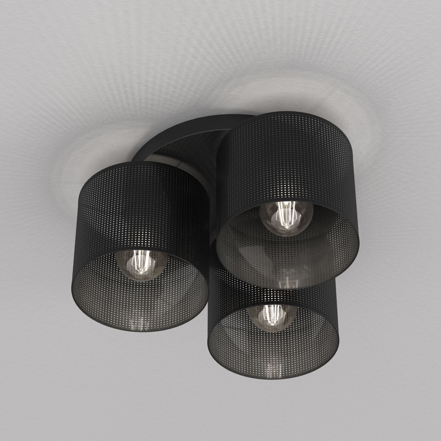 Loftlampe LOFT SHADE 3xE27/60W/230V sort