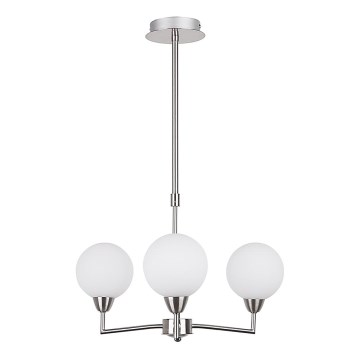 Loftlampe LOGOS 3xG9/25W/230V mat krom
