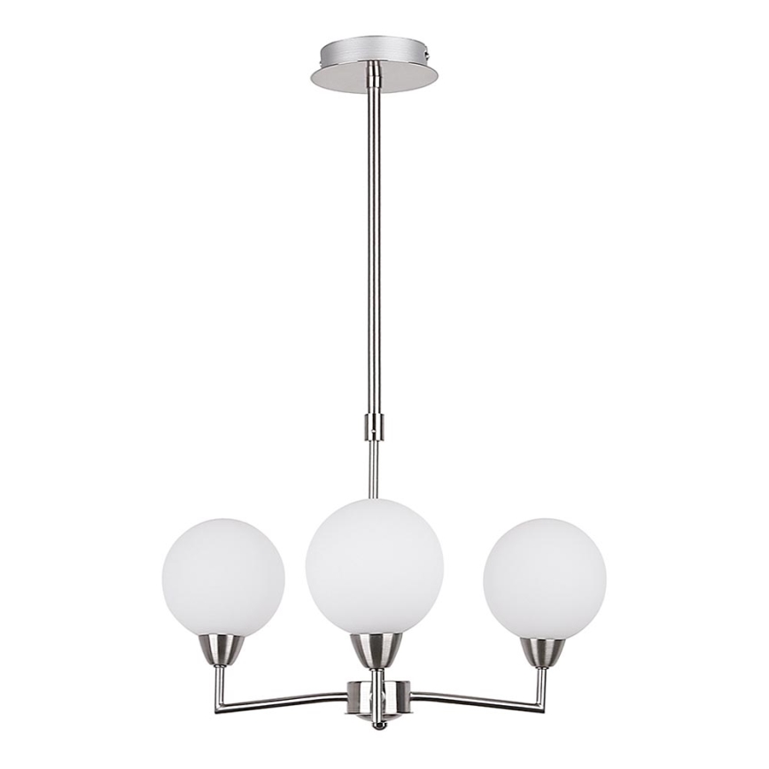 Loftlampe LOGOS 3xG9/25W/230V mat krom