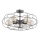 Loftlampe LOTOS 5xE27/15W/230V antracit