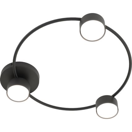Loftlampe LUCIO 3xGX53/12W/230V sort