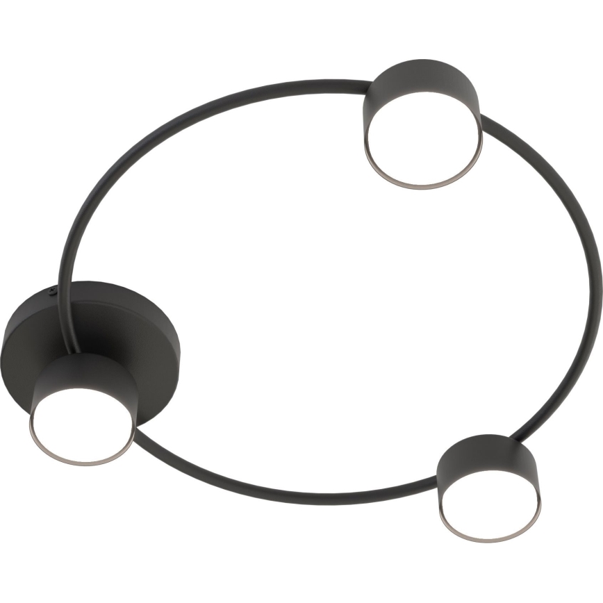 Loftlampe LUCIO 3xGX53/12W/230V sort