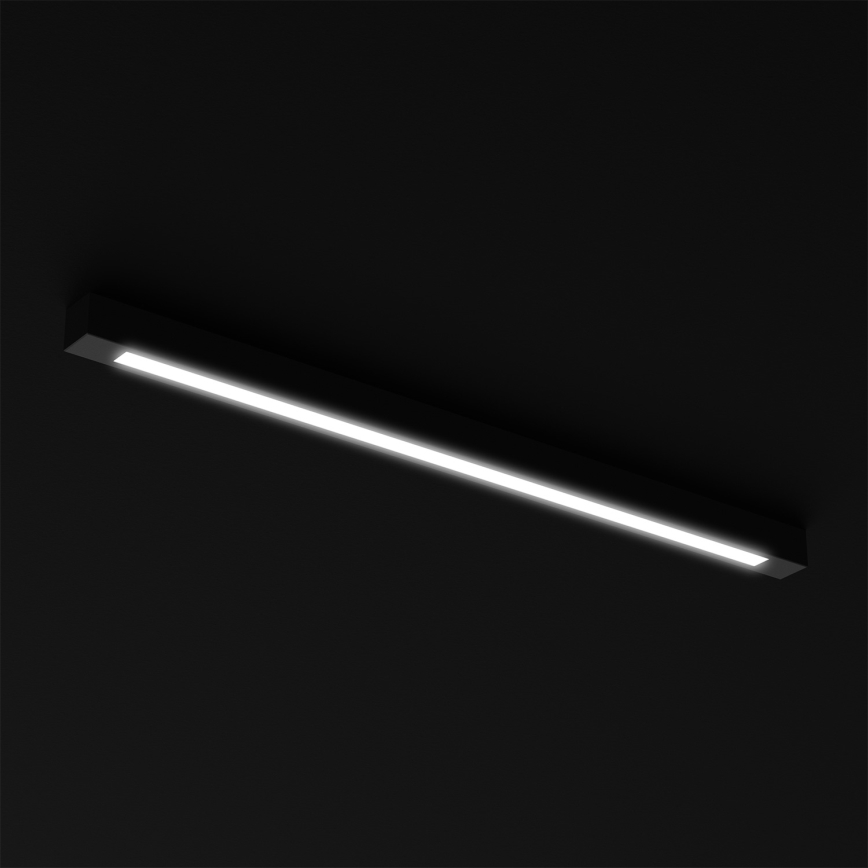 Loftlampe LUNGO T8 1xG13/18W/230V sort