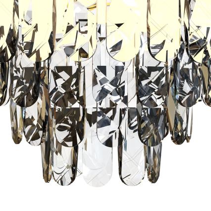 Loftlampe LUXURIA 9xE14/40W/230V diameter 48 cm guldfarvet