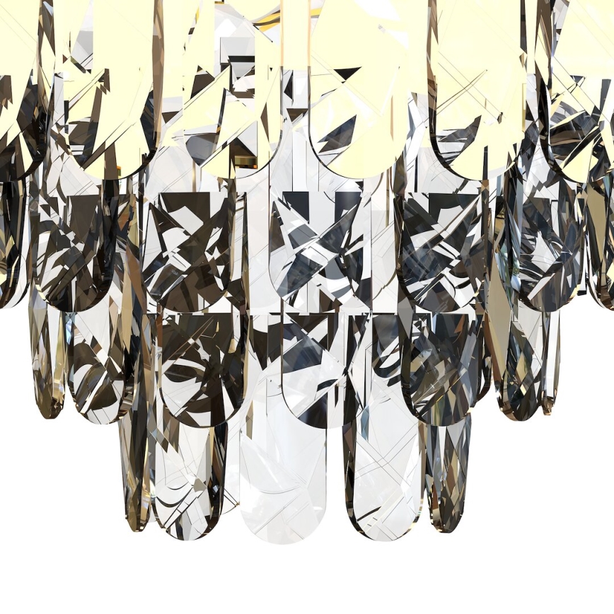 Loftlampe LUXURIA 9xE14/40W/230V diameter 48 cm guldfarvet