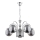 Loftlampe m. kædeophæng HERO 5xE14/40W/230V skinnende krom